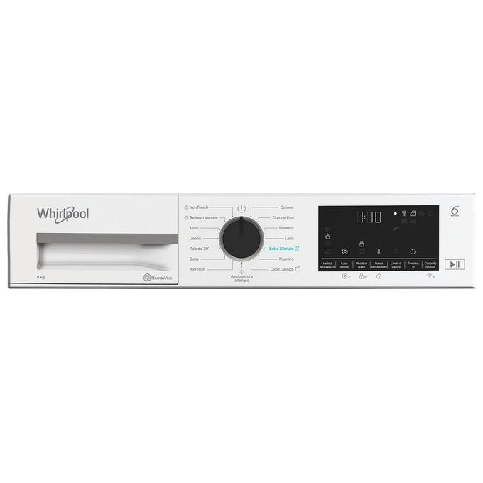 Whirlpool C WD R49M WBS IT Asciugatrice Pompa di Calore 9 Kg Classe C Wi-Fi 6TH SENSE (84.6x59.8x67.4 cm) colore Bianco