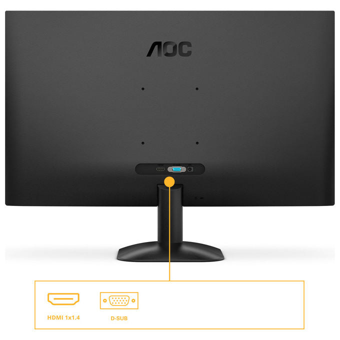 AOC 27B35HM Monitor PC 27'' VA Full HD 1920x1080 100Hz 1ms Adaptive Sync HDMI VGA VESA 100x100 colore Nero