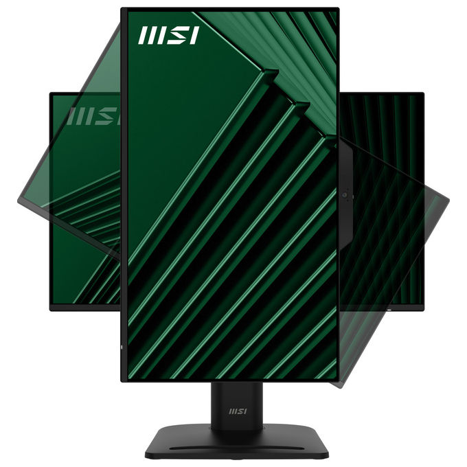 MSI PRO MP242PMG Monitor PC 23.8'' Full HD IPS 120Hz Webcam Altoparlanti Hub USB 2.0 VESA colore Nero