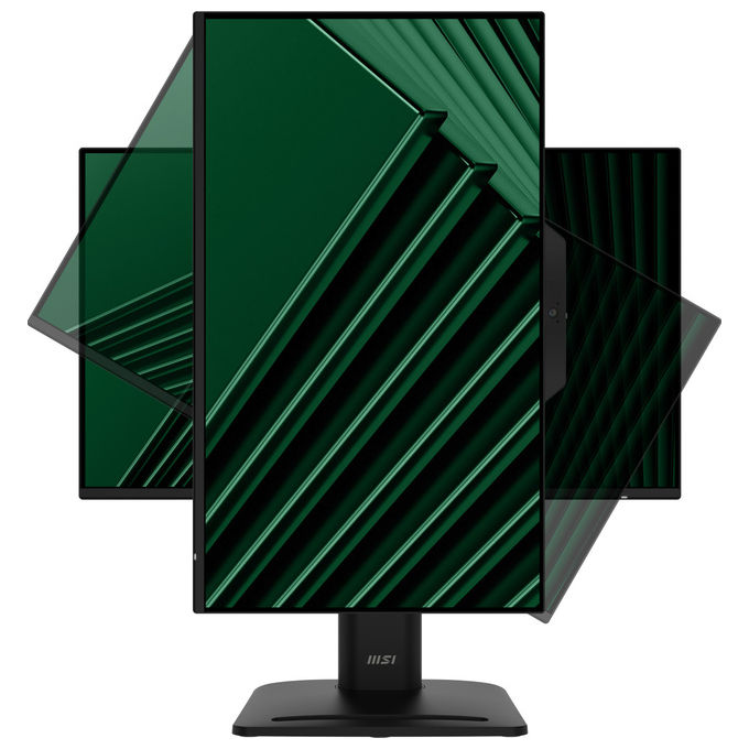 MSI PRO MP242PMG Monitor PC 23.8'' Full HD IPS 120Hz Webcam Altoparlanti Hub USB 2.0 VESA colore Nero