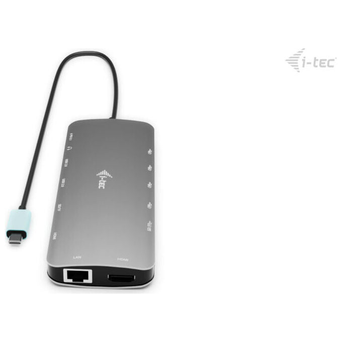 I-tec Docking Station USB-C Nano 3 Display 140W con Caricatore Universale