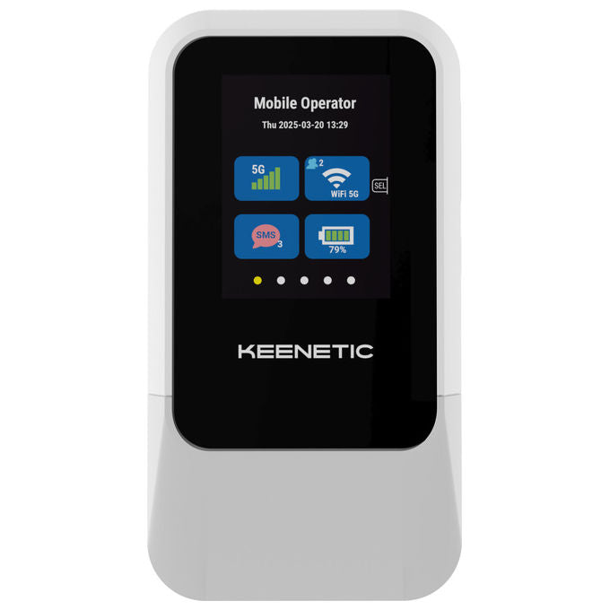 Keenetic Roamer 5G KN-5210 Modem di Rete Cellulare Portatile
