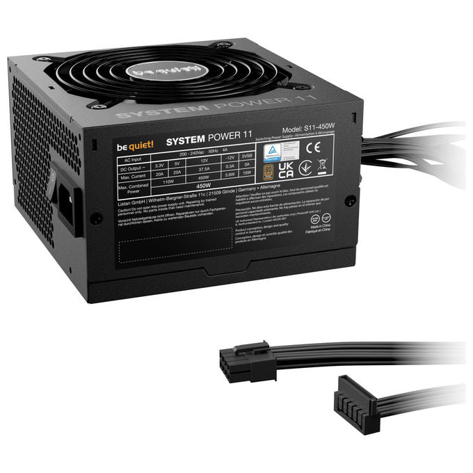 Be Quiet! System Power 11 450W Alimentatore PC ATX Nero