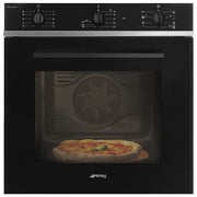 Smeg SF64M3S1PZB Classic Forno da incasso Elettrico 65 L Classe A Pizza DirectSteam Vapore VaporClean (59,7x59,7x54,8 cm) colore Nero