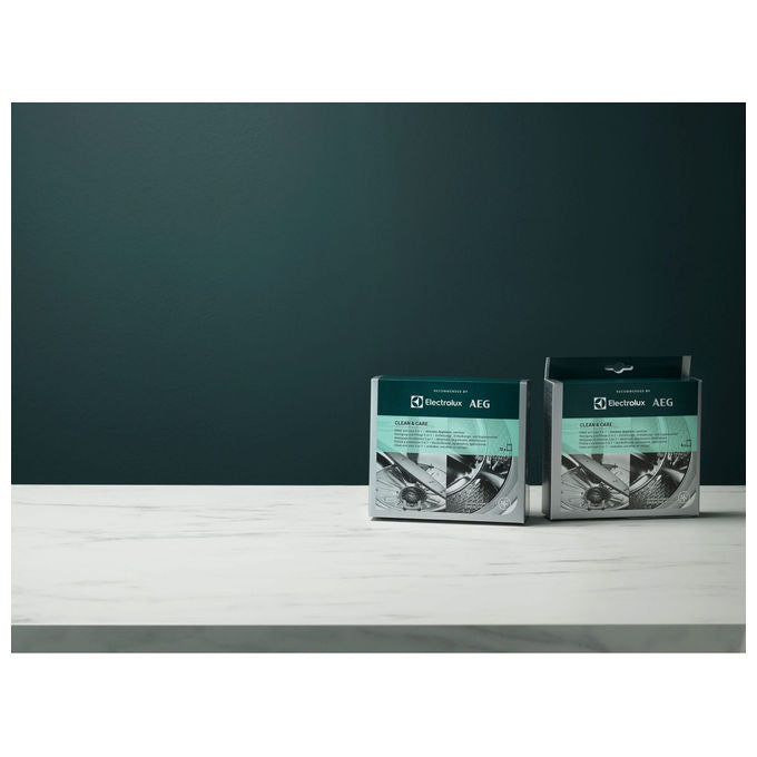 Electrolux M2GCP121 Clean and Care Detergente 3 in 1 Lavatrice e Lavastoviglie 12 bustine colore Bianco