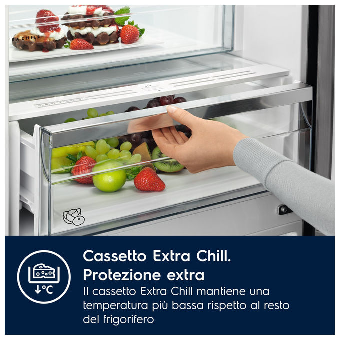Electrolux ENT6MD19S3 Frigorifero da incasso Serie 600 TwinTech Total No Frost 188.4 cm colore Bianco