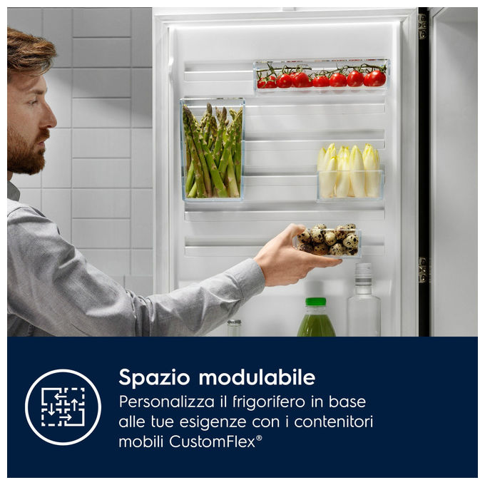 Electrolux ENT6MD19S3 Frigorifero da incasso Serie 600 TwinTech Total No Frost 188.4 cm colore Bianco