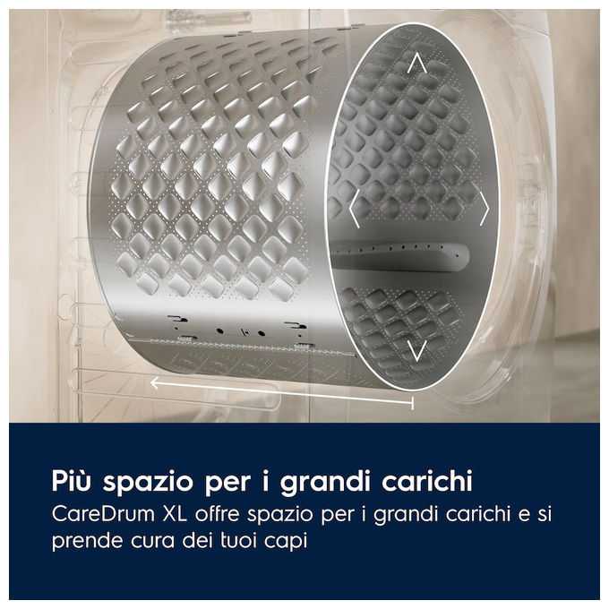 Electrolux EW7F410Y Lavatrice Frontale 10Kg 1400rpm Classe A-40% SteamCare Bianco (84.7x59.7x63.6 cm)