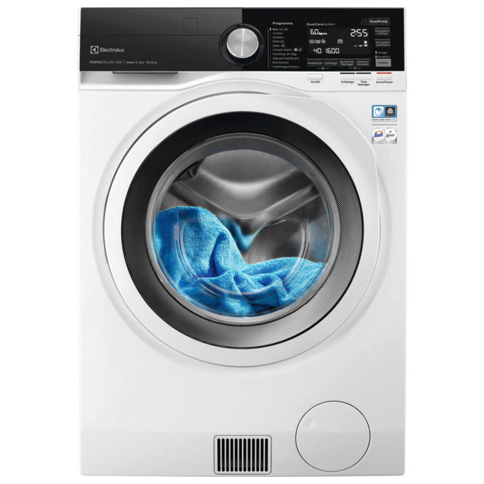 Electrolux EW9W216BW Serie 900 Lavasciuga Libera Installazione 10-6 Kg 1600 rpm Classe B Pompa di Calore DualCare SensiCare+ (87x60x64 cm) colore Bianco
