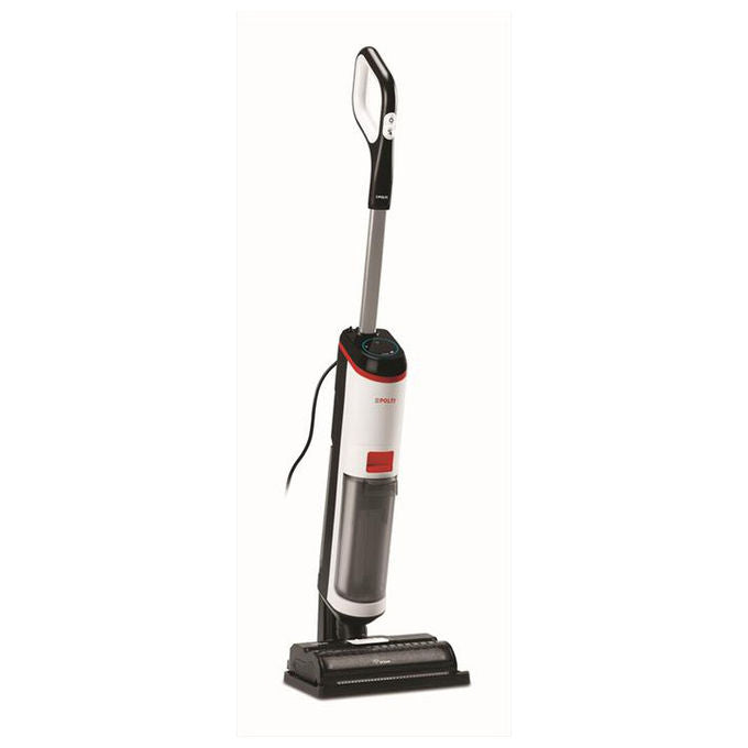 Polti RollySteam WD10 Lavapavimenti aspirante con filtro HEPA Bianco-nero
