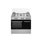 Schaub Lorenz SS941GEB Cucina libera installazione 90 cm 5 fuochi a gas forno a gas 59 L grill elettrico Classe A colore Marrone
