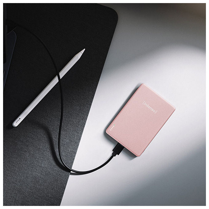 Intenso Power Bank 5000 mAh Ricarica Wireless Rosa