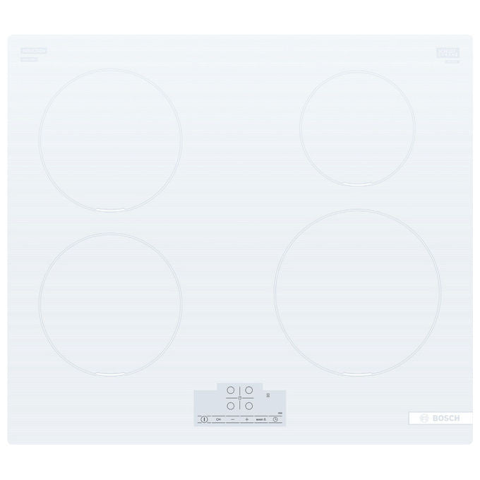 Bosch PUE612BB1E Serie 6 Piano cottura a induzione 60 cm 4 zone PowerBoost Touch colore Bianco