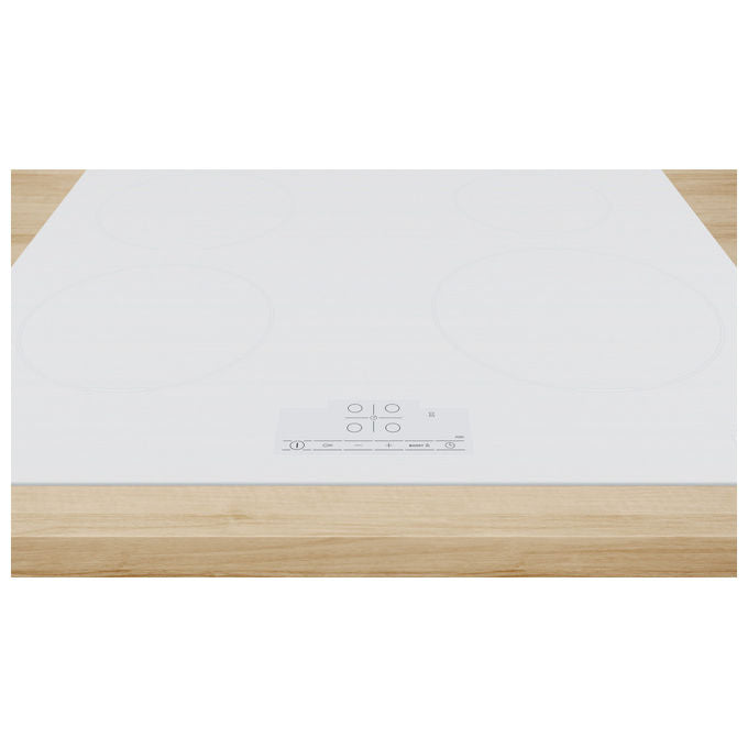 Bosch PUE612BB1E Serie 6 Piano cottura a induzione 60 cm 4 zone PowerBoost Touch colore Bianco