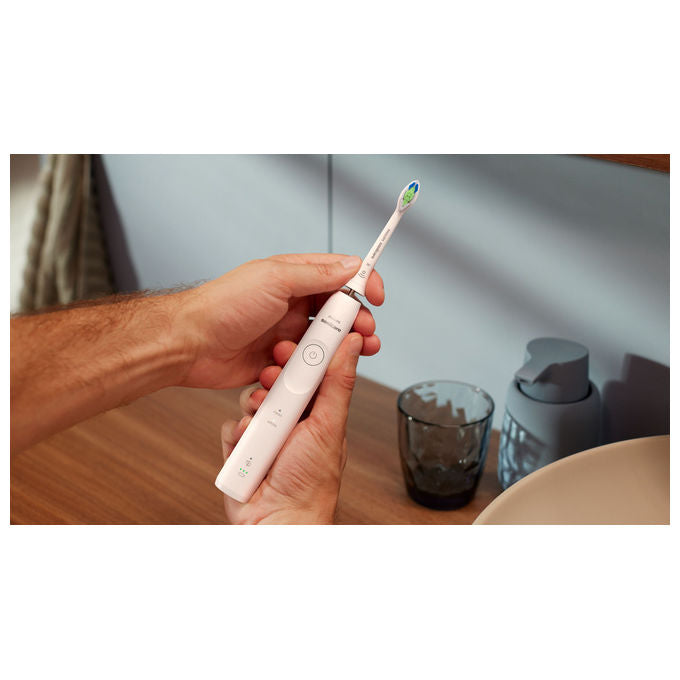 Philips HX7119-02 Sonicare 5500 Spazzolino elettrico sonico 2 modalita' timer 504h autonomia colore Nero Bianco