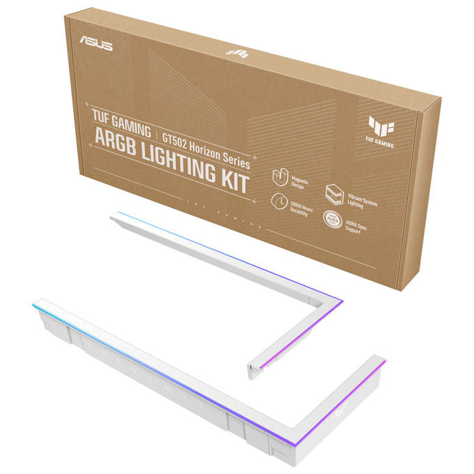 ASUS KIT_ Illuminazione ARGB TUF Gaming GT502 Horizon, Bianco