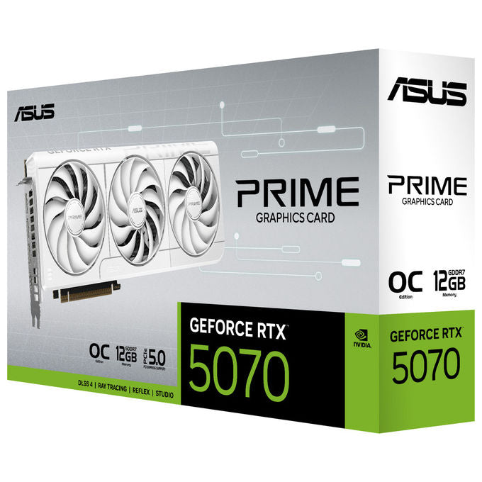 ASUS Prime GeForce Rtx 5070 12 Gb Gddr7 Bianca