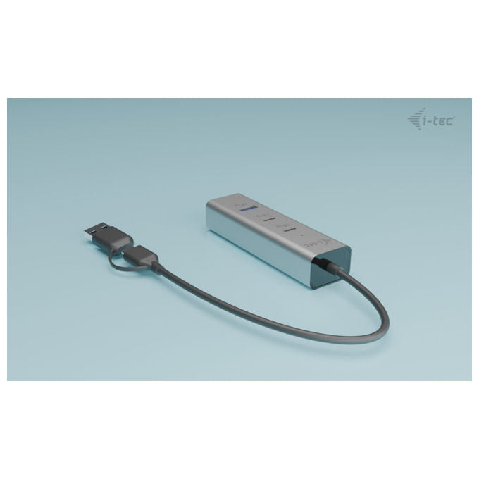 I-Tec Hub Usb-C-Usb-A 2xUsb-C 2xUsb-A 85W Argento
