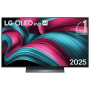 LG OLED48C55LA Serie C5 Smart TV OLED evo 48'' 4K α9 Gen8 Dolby Vision 40W 4 HDMI VRR 144Hz webOS 25 colore Nero