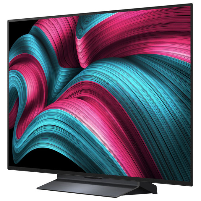 LG OLED48C55LA Serie C5 Smart TV OLED evo 48'' 4K α9 Gen8 Dolby Vision 40W 4 HDMI VRR 144Hz webOS 25 colore Nero