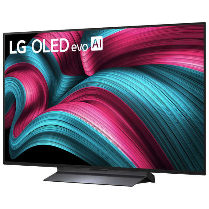 LG OLED48C55LA Serie C5 Smart TV OLED evo 48'' 4K α9 Gen8 Dolby Vision 40W 4 HDMI VRR 144Hz webOS 25 colore Nero