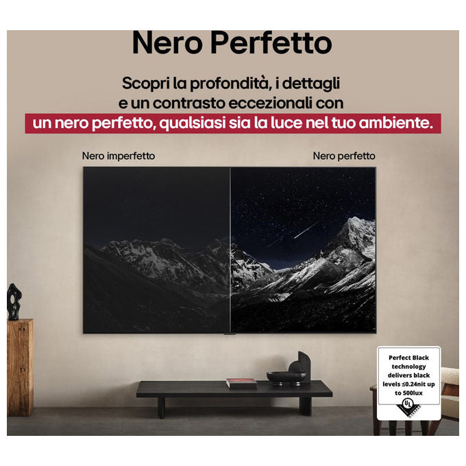 LG OLED48C55LA Serie C5 Smart TV OLED evo 48'' 4K α9 Gen8 Dolby Vision 40W 4 HDMI VRR 144Hz webOS 25 colore Nero