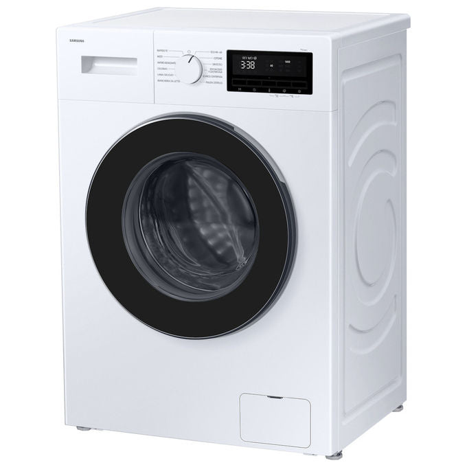 Samsung WW80FG3M05AWET Serie 3000 Lavatrice Slim 8 Kg 1400 rpm Classe A Motore Inverter Vapore Igienizzante (85x59.5x46.5 cm) colore Bianco