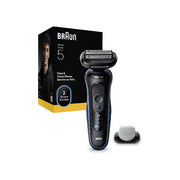 Braun 52-B1000S Series 5 Rasoio elettrico a lamina Wet and Dry 3 testine autonomia 50 min colore Nero