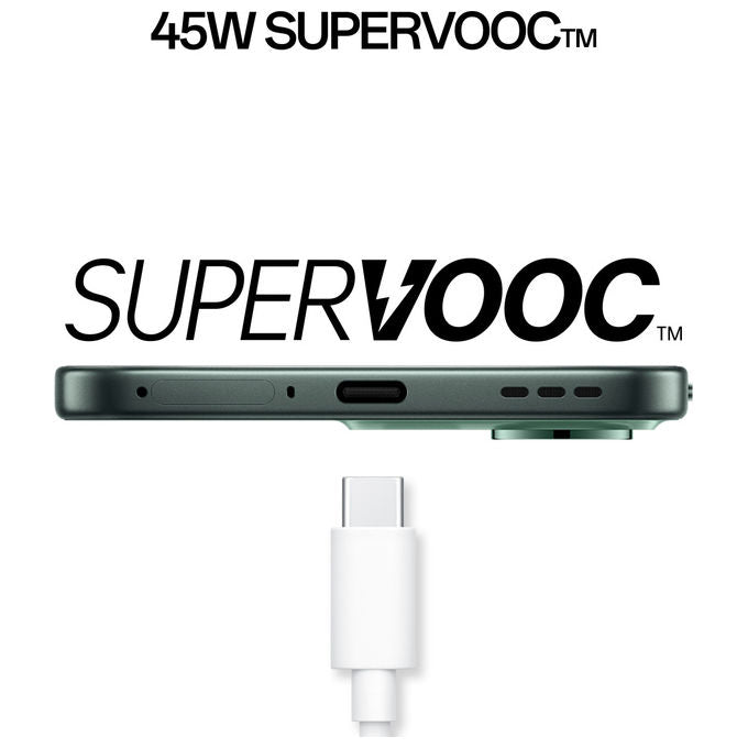Oppo Reno14 FS 5G Verde: Smartphone Android 15 con 12GB RAM e 512GB