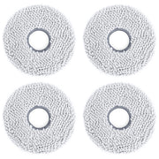 Ecovacs DWP020022 Panni Mop Lavabili per Robot Aspirapolvere Serie T50 Microfibra 4 Pezzi colore Bianco