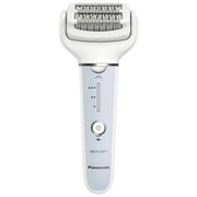 Panasonic ES-EY90 Epilatore WetandDry 60 pinzette doppio disco 3 velocita' ricaricabile 30 min autonomia Kit 5 testine colore Bianco Blu