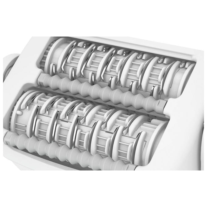 Panasonic ES-EY90 Epilatore WetandDry 60 pinzette doppio disco 3 velocita' ricaricabile 30 min autonomia Kit 5 testine colore Bianco Blu