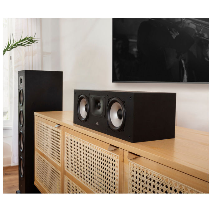 Polk Audio MXT30CBK, Altoparlante centrale nero 5-vie