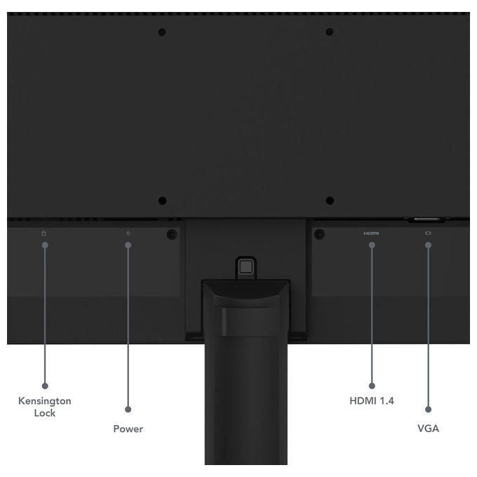 Lenovo 68CDKAC1EU L27-4e Monitor 27'' Full HD IPS 100 Hz 99% sRGB colore Nero