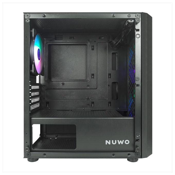 Nuwo Blitz R26 Case Micro-ATX Nero Mini Tower PC Gaming