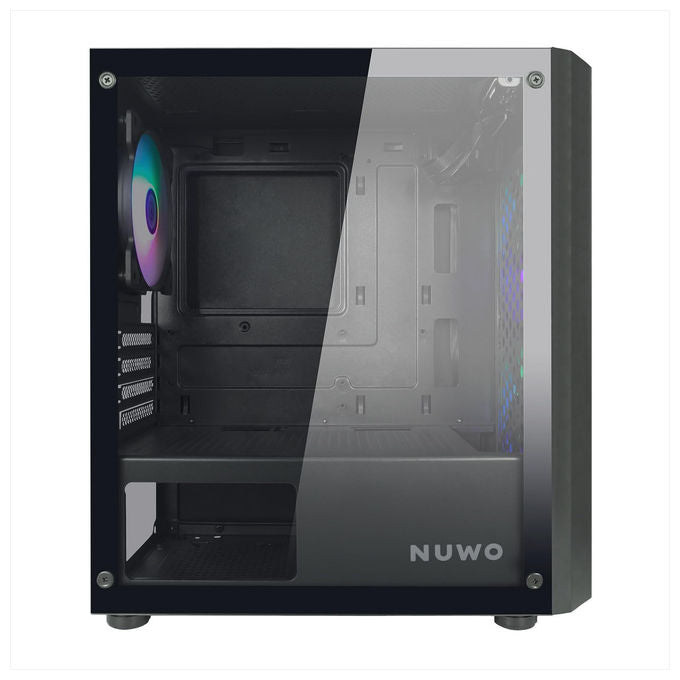 Nuwo Blitz R26 Case Micro-ATX Nero Mini Tower PC Gaming