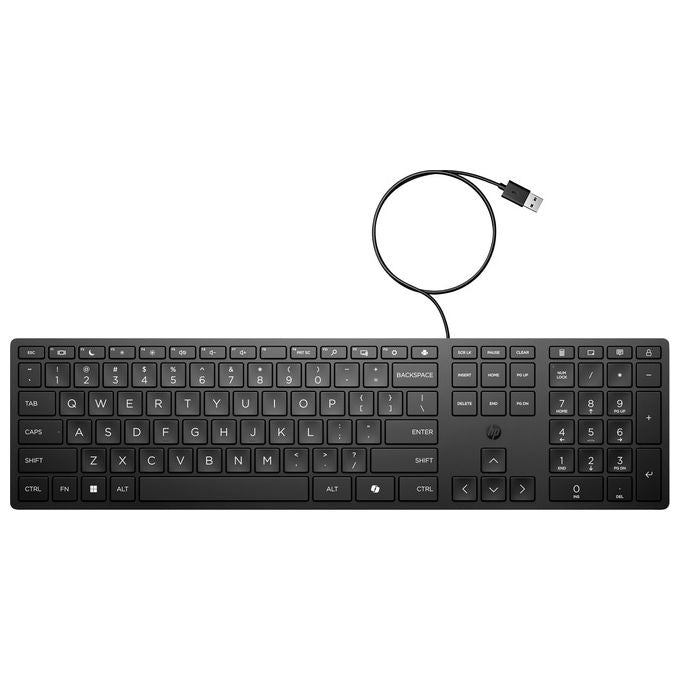 Hp Tastiera Wired Desktop 320K Nera Usb