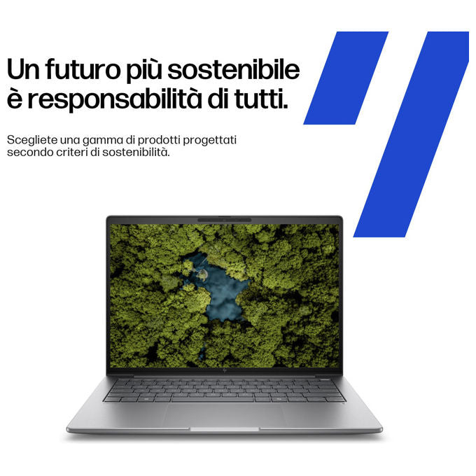 HP A3ZX0ET ZBook 8 G1ak Workstation mobile AMD Ryzen AI 7 PRO 14 pollici 32 GB RAM 1 TB SSD Windows 11 Pro Argento