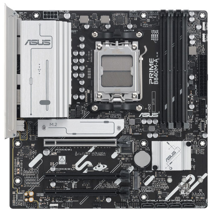 Asus Prime B840M-A-CSM Scheda Madre AMD B840 Socket AM5 micro ATX