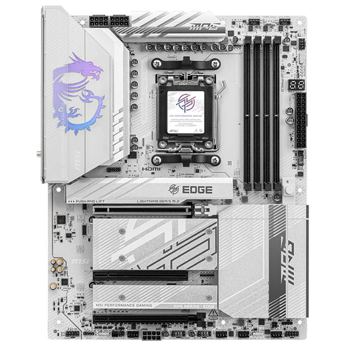 MSI Mpg B850 Edge Ti Wifi scheda madre Am5 Atx
