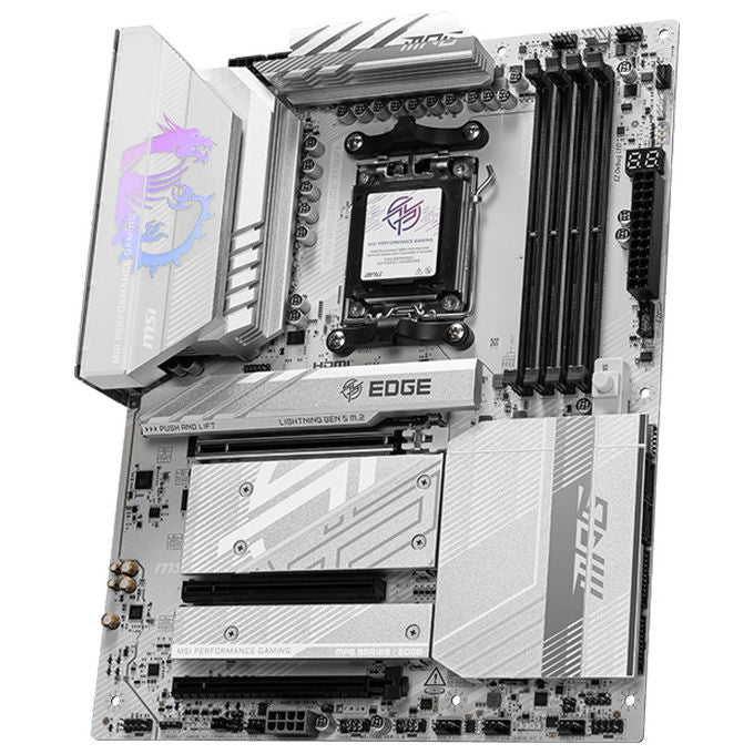 MSI Mpg B850 Edge Ti Wifi scheda madre Am5 Atx