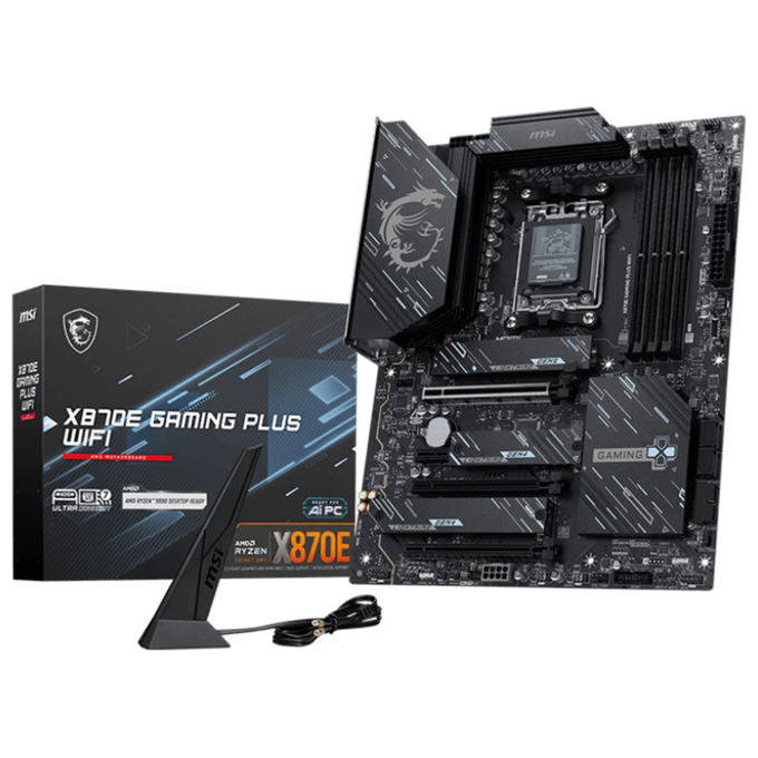 MSI X870E Gaming Plus Wifi, Scheda Madre Amd X870E, Socket Am5, Atx