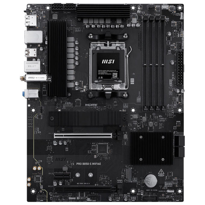 MSI Pro B850-S Wifi6E scheda madre Amd B850 Socket Am5 Atx