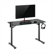 Noua Scrivania Gaming RGB Ergonomica 113cm con Illuminazione Led