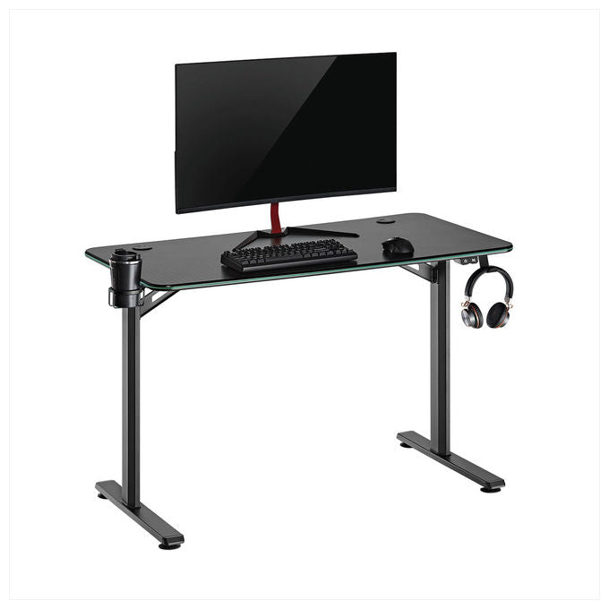 Noua Scrivania Gaming RGB Ergonomica 113cm con Illuminazione Led