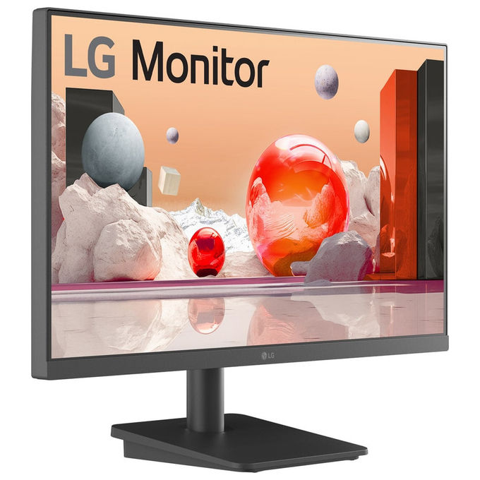LG 24BA400-B Monitor PC 23.8'' IPS Full HD 1920x1080 100Hz 5ms 2x HDMI Altoparlanti Flicker Free colore Nero