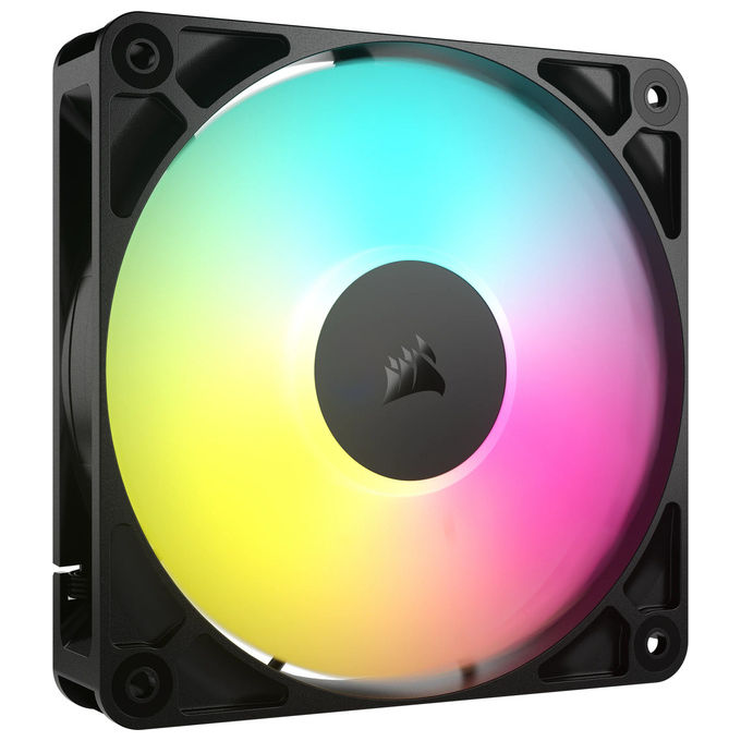 Corsair CO-9050180-WW RS120 ARGB Ventola PC 120mm PWM 2100 rpm 72 CFM 8 LED ARGB colore Nero