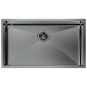 Foster Quadra R12 Lavello Incasso Acciaio Inox Gun Metal Fume'