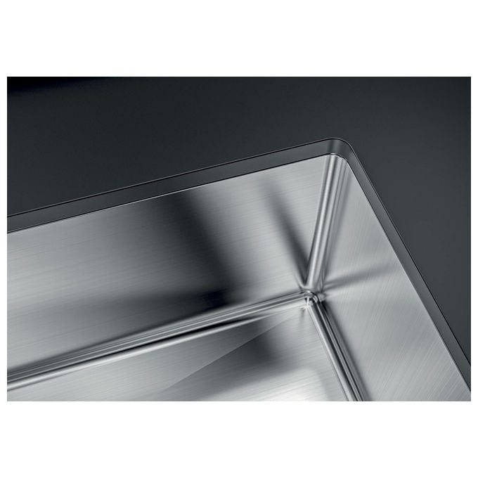 Foster Quadra R12 Lavello Incasso Acciaio Inox Gun Metal Fume'