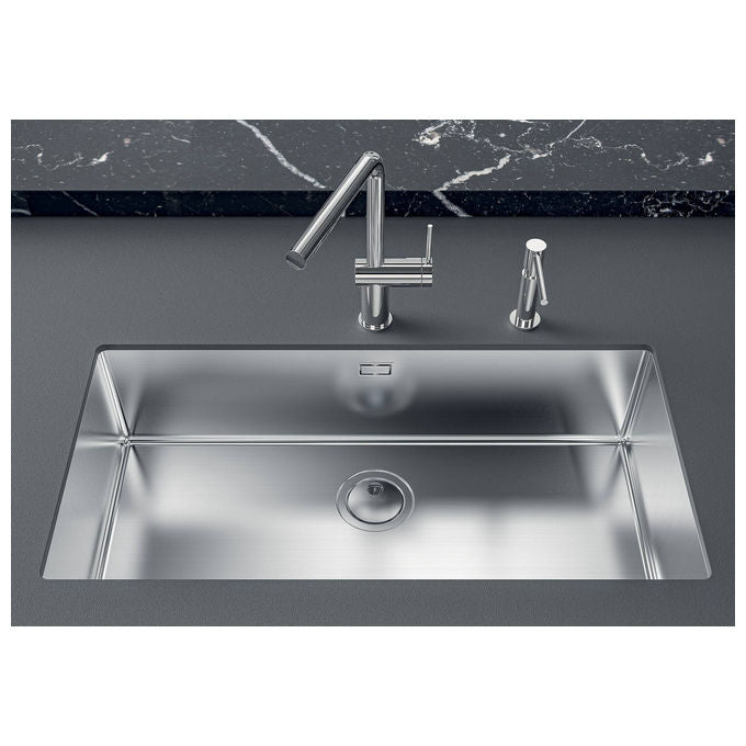 Foster S4001 Lavello Sottopiano Rettangolare Acciaio Inox 69.5x40.5 cm